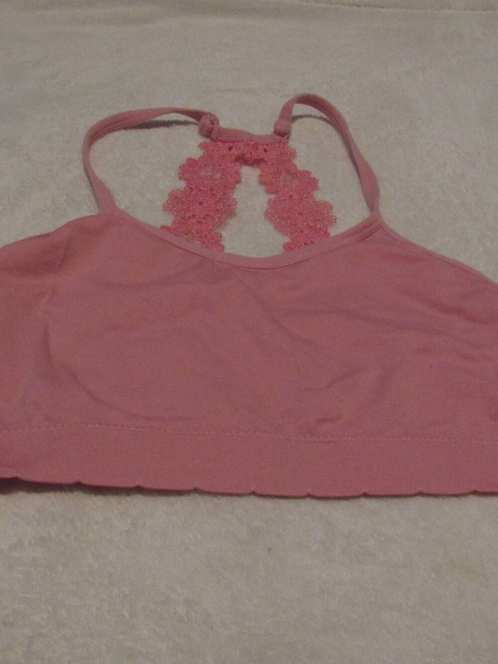 Laura Ashley Pink Bralette Size XL